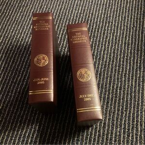 2005 National Geographic Magazine Empty Slip Cover Cases Slipcase